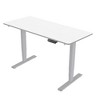 NicBex 55 Inch Electric Standing Desk,Adjustable Height Home Office Desk for Study Room,Bedroom and Office,White - 2 of 4