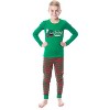 Looney Tunes Marvin the Martian Christmas Tight Fit Family Pajama Set - 2 of 4