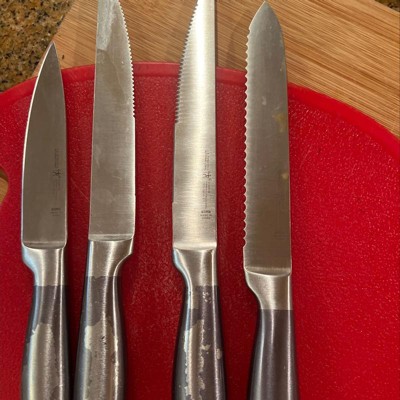 Henckels Graphite 13-pc Knife Set With Block, Kitchen Knife Sharpener, Chef  Knife, Steak Knife, Black, Stainless Steel : Target