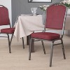 Emma and Oliver Crown Back Stacking Banquet Dining Chair - 2 of 4