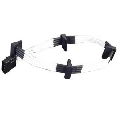 SilverStone Technology  4pin to 4 SATA(320mm) Extension Power Cable