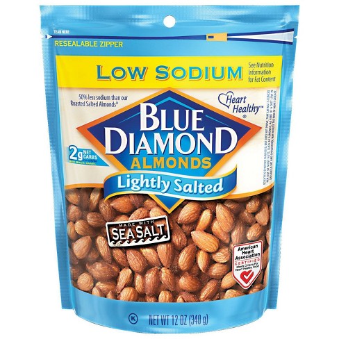 Blue Diamond Almonds Lightly Salted Low Sodium - 16 Oz - Randalls