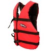 Kemp USA 18" Red and Black Inflatable Universal Vest with Lock, Adult - 2 of 4
