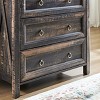 NicBex Wood Brown Dresser with Barn Door Style,Dressers Organizer for Bedroom,Living Room and Hallway,Dark Oak - 4 of 4