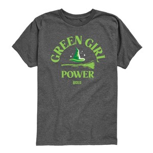 Boys' - Wicked - Green Girl Power Short Sleeve Graphic T-Shirt - 1 of 4