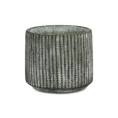 Cheung's Arianthe Orb Patterned Cement Pot - Large