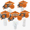Big Dot of Happiness Grad Basketball - 2026 Graduation Party Centerpiece Sticks - Table Toppers - Set of 15 - 2 of 4