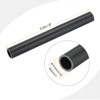 Unique Bargains Water Plumb DIY Crafts High Impact Rigid Round Pipes 8" Length ID 0.76" OD 0.98" Dark Grey - 2 of 4
