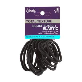 Goody Total Texture Super Stretch Elastic - Black - 15ct