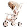 VYNXARIA 7-in-1 Baby Tricycle, foldable with adjustable parent handle, removable pedal, canopy, and guardrail, for ages 12-72 months, light brown - 2 of 4