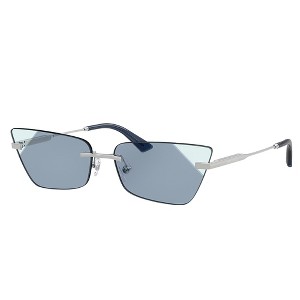 Jimmy Choo JC 4012 30024S Womens Cat-Eye Sunglasses Silver 60mm - 1 of 3