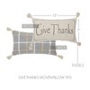 Harvest Blessings Give Thanks Woven Pillow 7x13 - 4 of 4