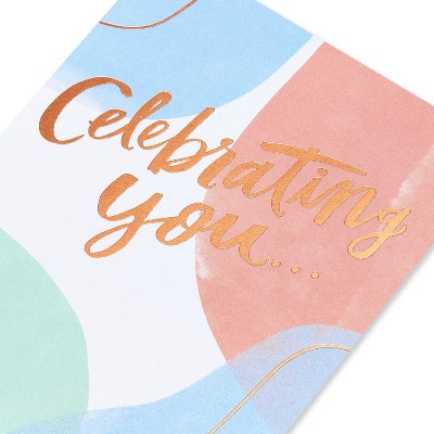 &#39;Celebrating You&#39; Birthday Card