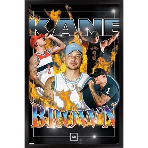Trends International Kane Brown - Fire Framed Wall Poster Prints - 1 of 4