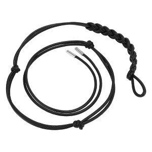 Unique Bargains Christmas Braided Leather Cord Pattern Adjustable Waist Belt 1 Pc - 1 of 4