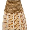 40'' x 7'' Tall Seagrass Woven Floor Vase Brown - Olivia & May: Handmade Bohemian Decor, Indoor Use - 3 of 4