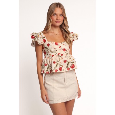 Petal and Pup Womens Lyric Ruffle Top