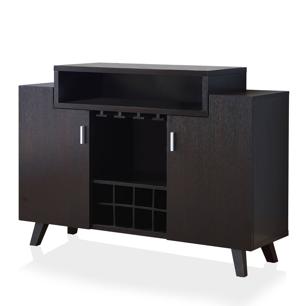 Photos - Storage Сabinet Dorfella 2 Open Shelf Buffet Red Cocoa - miBasics