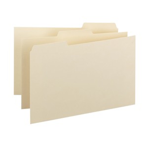 Smead Card Guide, Plain 1/3-Cut Tab (Blank), 4"H x 6"W, Manila, 100 per Box (56030) - 1 of 1