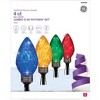 GE StayBright Random Sparkle 4-Count 60 LED Jumbo G-90 Pathway Set Multicolor 6 FT - 2 of 4
