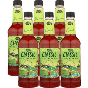 Master of Mixes Bloody Mary Classic - Ready to Use - 1 Liter Bottle (33.8 Fl Oz)-Mixer Perfect for Bartenders and Mixologists - 1 of 3