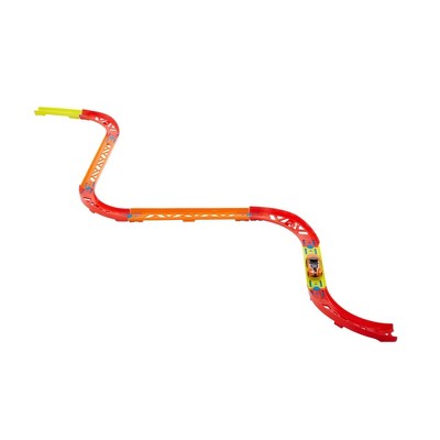 hot wheels orange curved track