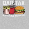 Rerun Island Men's Dad Tax Making Sure Short Sleeve Graphic Cotton T-Shirt - Sport Grey S - 2 of 3