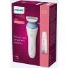 Philips Series 8000 Wet & Dry Women's Rechargeable Electric Shaver with Facial Hair Remover - BRL166/91 - 2 of 4