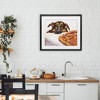 Stupell Industries German Shepherd with Pizza Framed Print Under Glass Art - 3 of 4