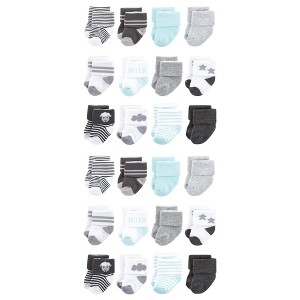 Hudson Baby Cotton Rich Baby Terry Socks 24-Pack - 1 of 3