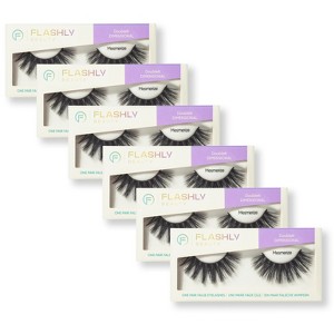 Flashly Beauty - DoubleIt Dimensional - False Eyelashes - Mesmerized - Black - 1 of 4