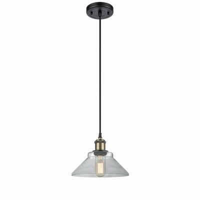 Orwell - 1 Light Cord Hung Mini Pendant In Industrial Style-6.5 Inches Tall and 8.38 Inches Wide