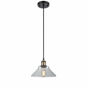 Orwell - 1 Light Cord Hung Mini Pendant In Industrial Style-6.5 Inches Tall and 8.38 Inches Wide - 1 of 1