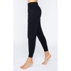90 Degree By Reflex Womens Interlock Greenwich Jogger with Zipper Pockets and Back Yoke - 3 of 4