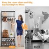 4-in-1 Entryway Hall Tree with Coat Rack, Shoe Bench & Hooks, Industrial Metal Frame Organizer - 4 of 4