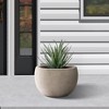 Rosemead Home & Garden Concrete Outdoor Planter Pot Beige 19.7"x19.7"x13" - 3 of 4