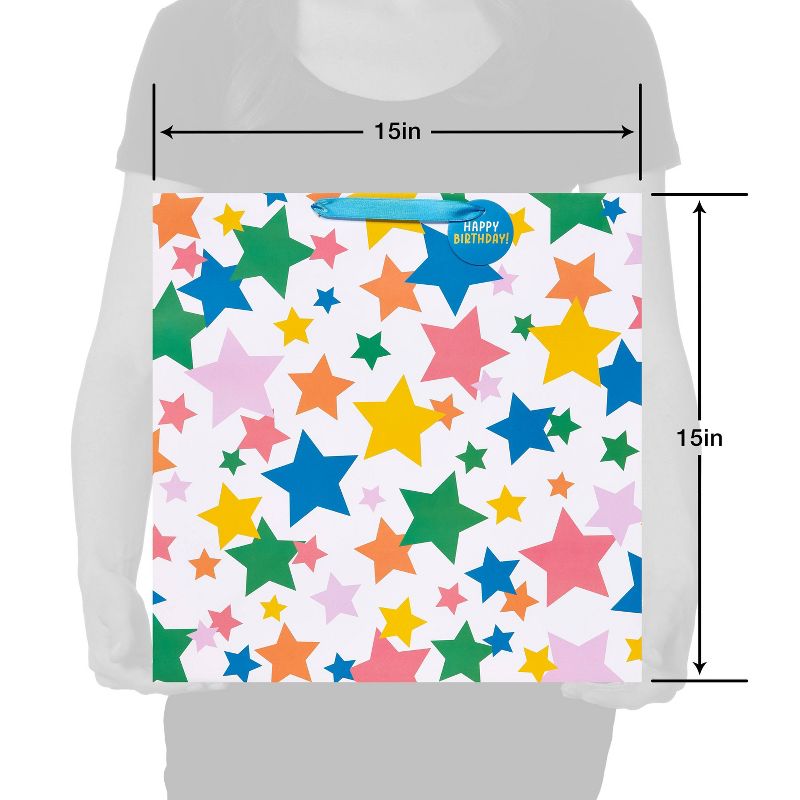 Stars Square Kids&#39; Gift Bag - Spritz&#8482;, 4 of 5
