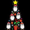 Men's Design By Humans Penguin Christmas Tree By NekoShop Tank Top - 2 of 4