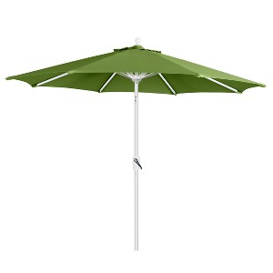 Home Fashions International 9' Round Suntastic Auto Tilt Outdoor Patio Canopy Market Umbrella - 1 of 3