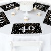 Big Dot of Happiness Adult 40th Birthday - Gold - Party Table Decorations - Birthday Party Placemats - Set of 16 - 2 of 4