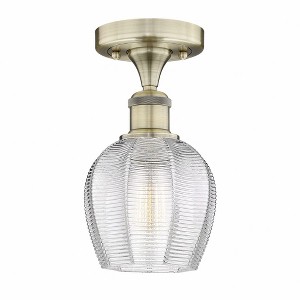 Norfolk - 1 Light Semi-Flush Mount In Industrial Style-9.62 Inches Tall and 5.75 Inches Wide - 1 of 1