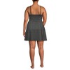 Lands' End Women's SlenderSuit V-neck Wrap Swim Dress One Piece Swimsuit Adjustable Straps - 2 of 4