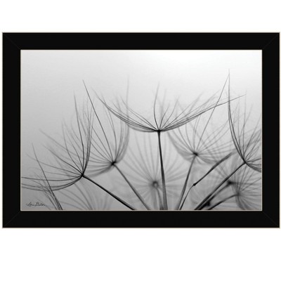 HomeRoots Love is a Delicate Flower Black Framed Print Wall Art