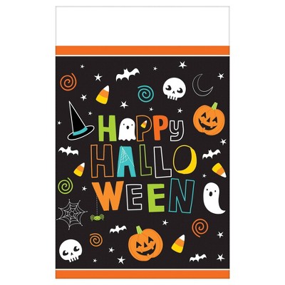 3ct Halloween Friends Plastic Disposable Table Covers