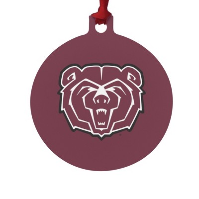 Missouri State University Bears Logo Aluminum Holiday Christmas Tree Ornament