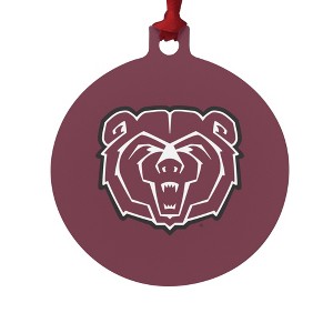Missouri State University Bears Logo Aluminum Holiday Christmas Tree Ornament - 1 of 4