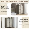 AMERLIFE Farmhouse Dresser with Sliding Barn Doors - 2 of 4