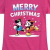 Girls' - Disney - Merry Christmas Fitted Short Sleeve Graphic T-Shirt - 2 of 4