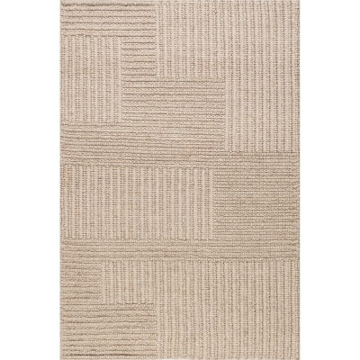 Nuloom Dorene Contemporary High-Low Striped Wool Indoor Area Rug
