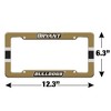 Bryant University Stripe License Plate Tag Frame - 4 of 4